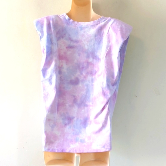 Generation Love Lex Tie-Dye Lilac Padded Tank M - Picture 5 of 14